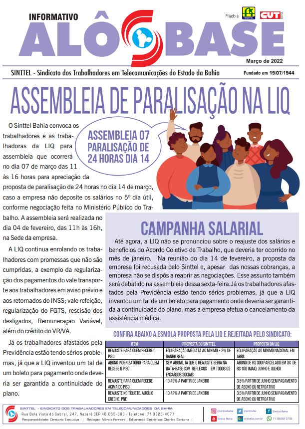 Assembleia de paralisação na LIQ